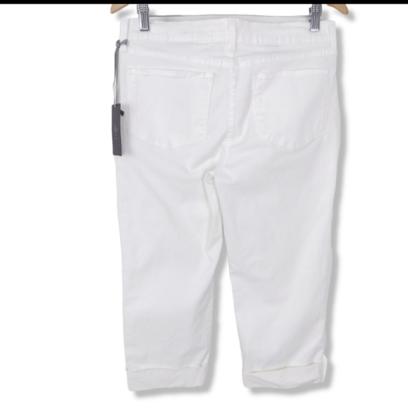 NWOT NDYJ White FlexXtuck Cropped Jeans - Picture 2 of 6